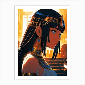 Cleopatra Portrait Artwork 9 Art Print