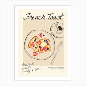 French Toast Print Art Print