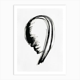 Head Of A Woman Art Print