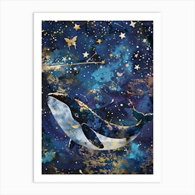 Whale In The Sky 6 Art Print