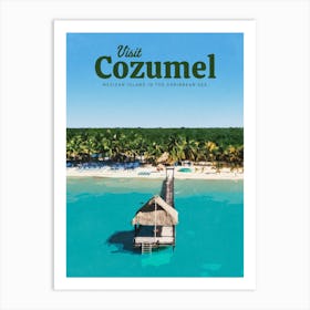 Visit Cozumel Art Print