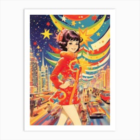 Fantasy Holidays In Tokyo Kitsch 2 Art Print