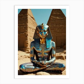 Egyptian Statue Art Print