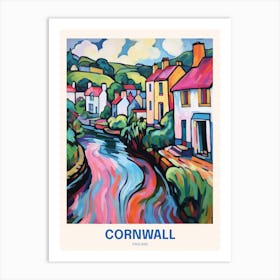Cornwall England 11 Uk Travel Poster Art Print