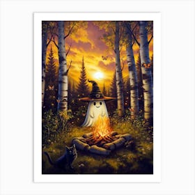 Ghost In The Woods 11 Art Print