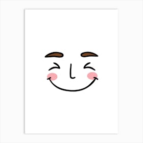 Happy Face 1 Art Print