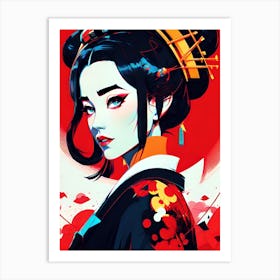 Geisha 87 Art Print