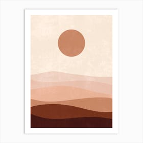Abstract Landscape - Abstract Stock Videos & Royalty-Free Footage 5 Art Print