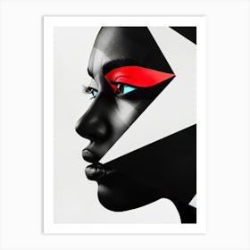 Portrait Of A Black Woman Art Print