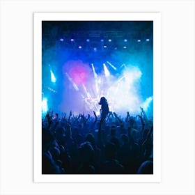 Concert At Night 3 Art Print