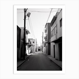 Nicosia, Cyprus, Black And White Photography 1 Art Print