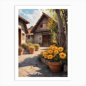 House In The Countryside Art Print