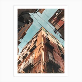 Street View In Napoli Art Print