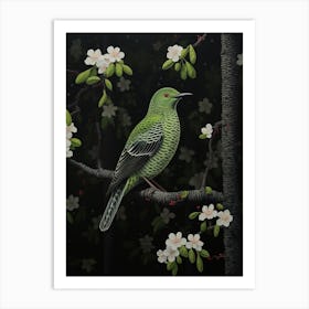 Ohara Koson Inspired Bird Painting Cuckoo 1 Art Print