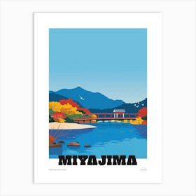Miyajima Japan 1 Colourful Travel Poster Art Print