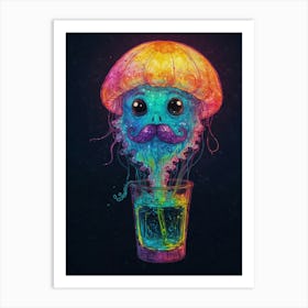 Jellyfish Canvas Print 3 Art Print