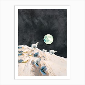 Polar Bears Art Print