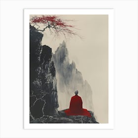 Red Tree Art Print