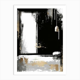 Black And Gold Canvas Print 49 Art Print