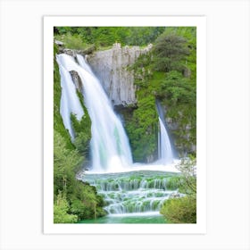 Cascade D Ars, France Majestic, Beautiful & Classic (2) Art Print