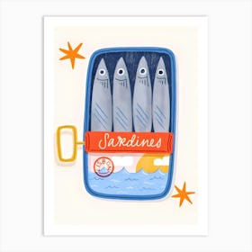 Sardines 10 Art Print