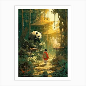 Panda Bear 42 Art Print