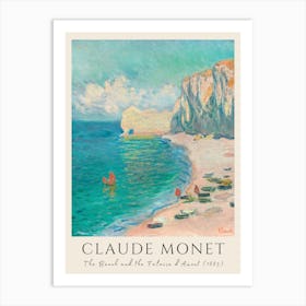 Claude Monet The Beach And The Flamingo Art Print