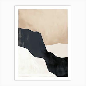 Subtle Vibrations Minimalist Style Art Print