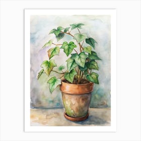 Ivy In A Pot Art Print