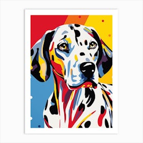 Pop Art Dalmation 5 Art Print