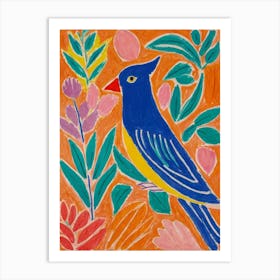 Bird In The Garden Style Henri Matisse Art Print