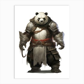 Panda Warrior 1 Art Print