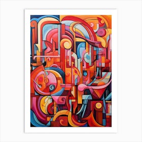 Abstract Painting 08 Art Print