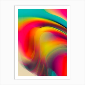 Chromatic Flow 01 Art Print