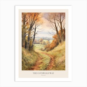 The Cotswold Way England 1 Uk Trail Poster Art Print