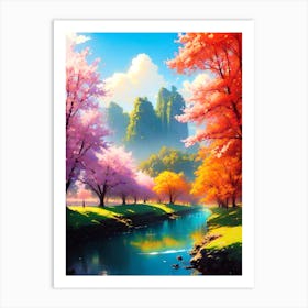 Cherry Blossoms 17 Art Print