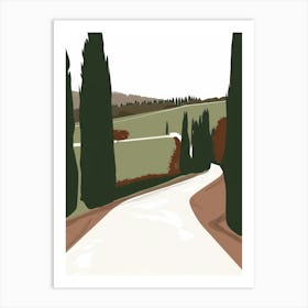 Road To Tuscany Art Print