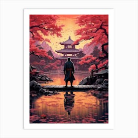 Asian Landscape Painting 12 Art Print