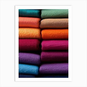 Colorful Cloths 4 Art Print