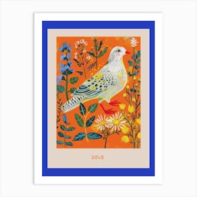 Spring Birds Poster Dove 2 Art Print