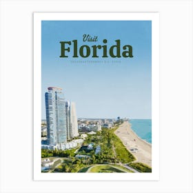 Visit Florida 1 Art Print