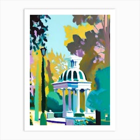 Villa Borghese Gardens, 1, Italy Abstract Still Life Art Print