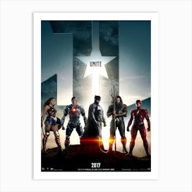 Justice league Art Print