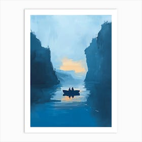 Sunset On The Lake Art Print