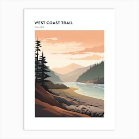 West Coast Trail Canada 1 Hiking Trail Landscape Poster Art Print