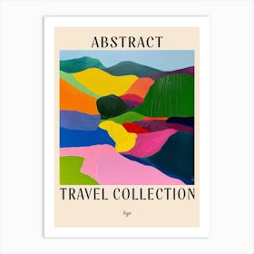 Abstract Travel Collection Poster Togo 1 Art Print