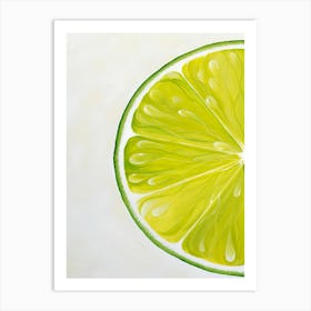 Lime Slice Art Print