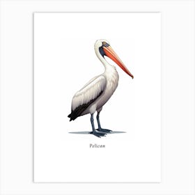 Pelican Kids Animal Poster Art Print