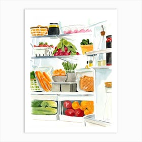 Refridgerator Still Life #3 Art Print