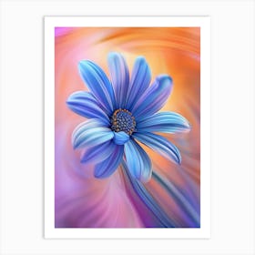 Abstract Flower 5 Art Print